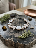 Keshi Pearl & Freshwater Coin Pearl Stainless Steel Bracelet