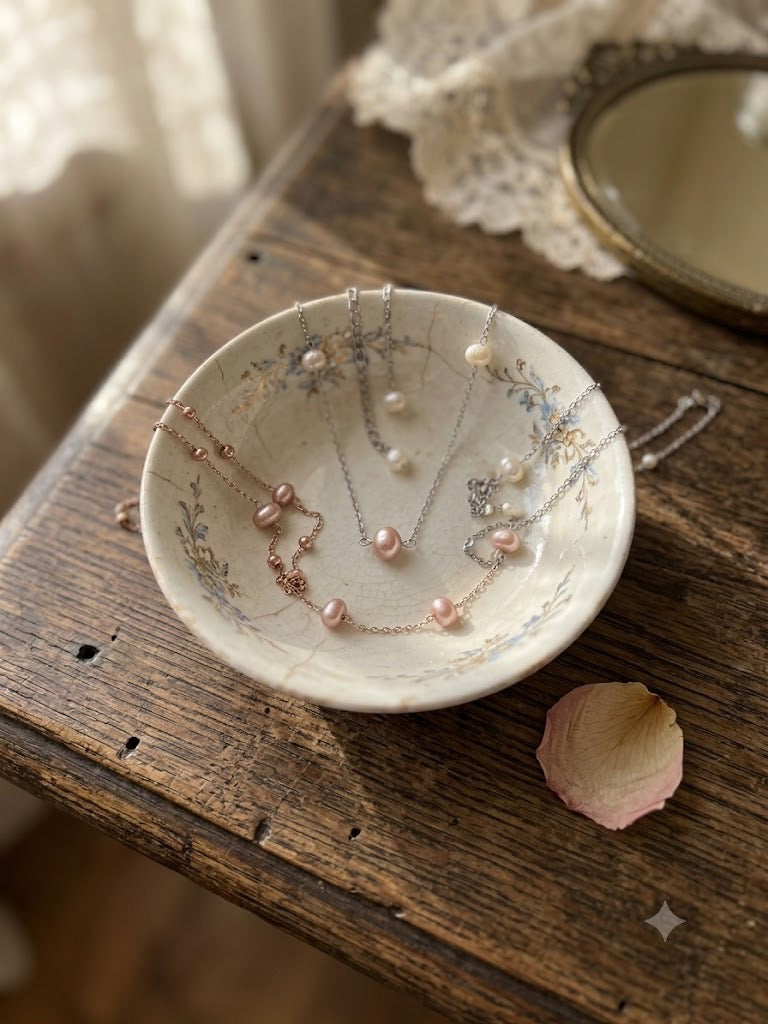 Freshwater Pearl Bead Necklace