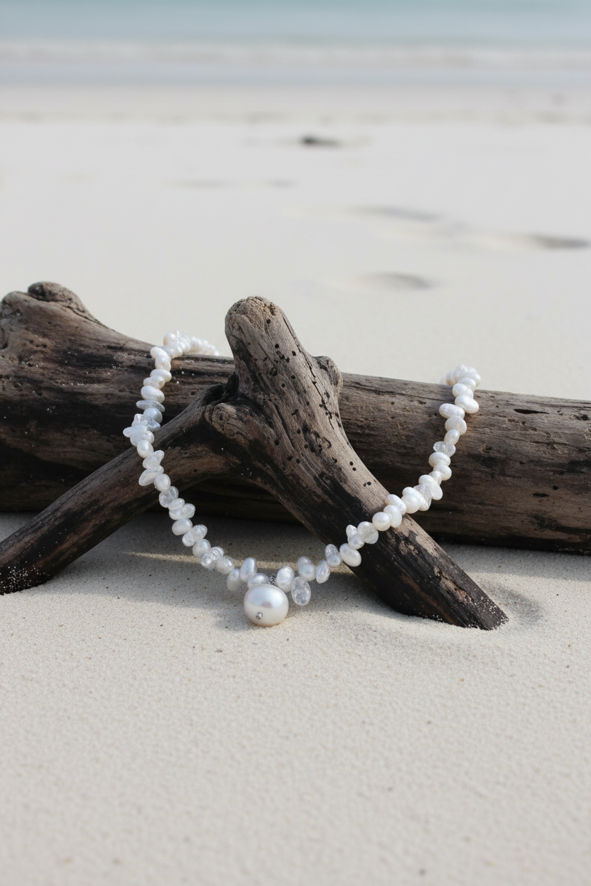 Keshi Pearl Necklace - True to Reference