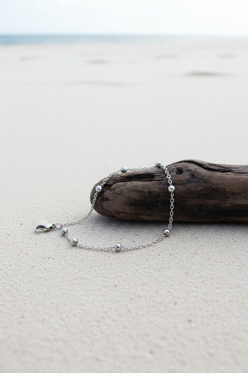 Station Bead Chain Bracelet